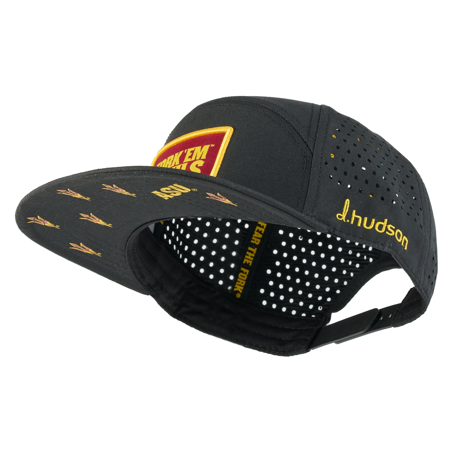 Arizona State University - Fork ‘Em Devils 5 Panel Crossbar (Black/Maroon/Gold)