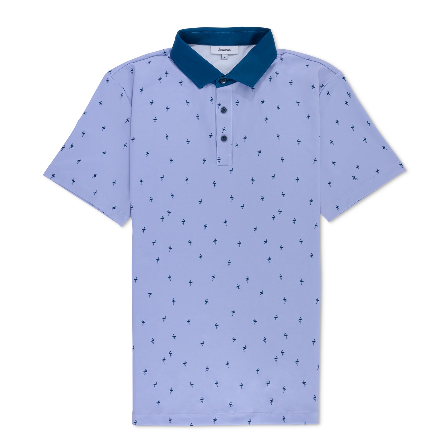 Flamingo Polo (Lavender/Navy)