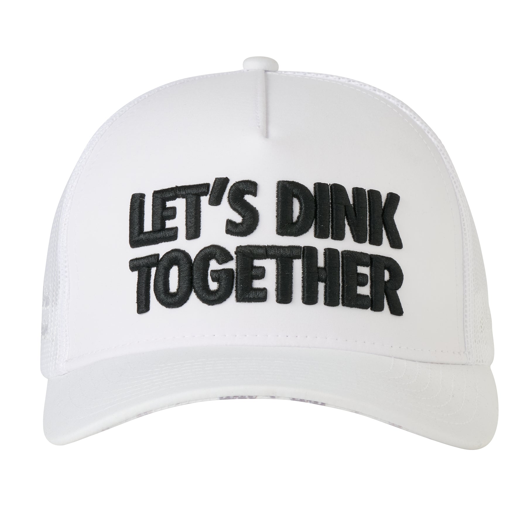 Pickleball Organized - Let's Dink Together (White/Black)