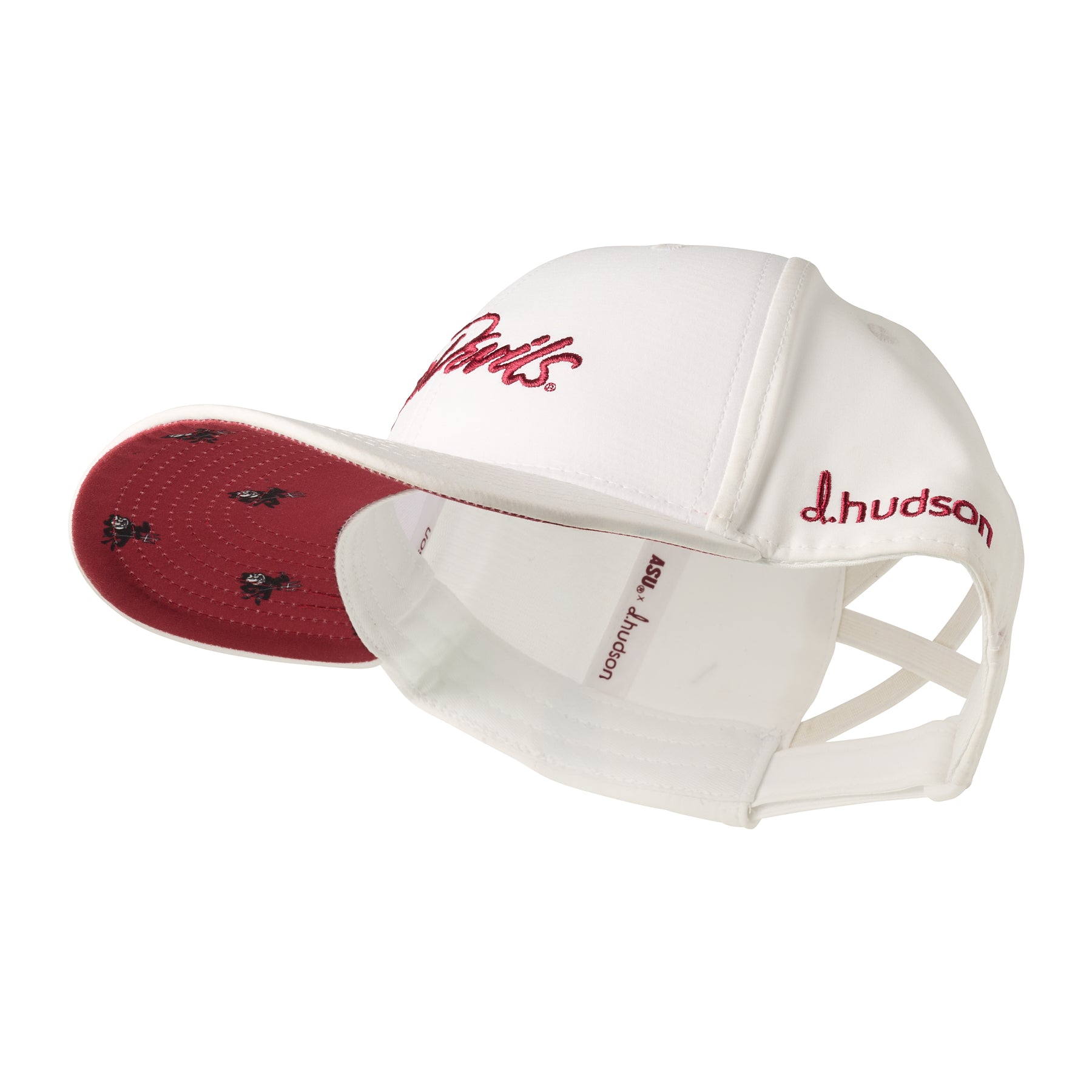 Arizona State University - Ponytail Ladies Sun Devils Text (White)