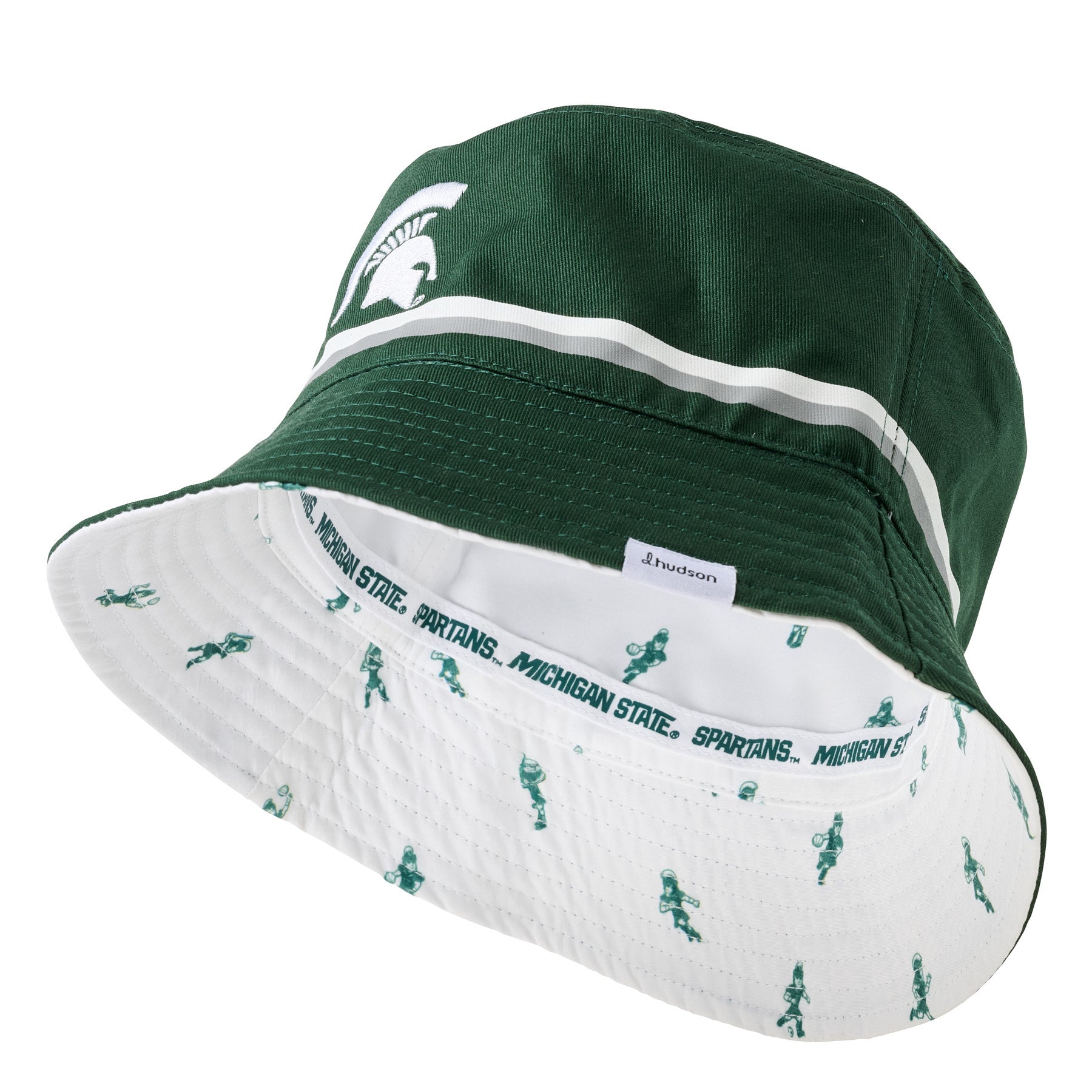 Michigan State University - Reversible Bucket Hat Sports (Green/White)