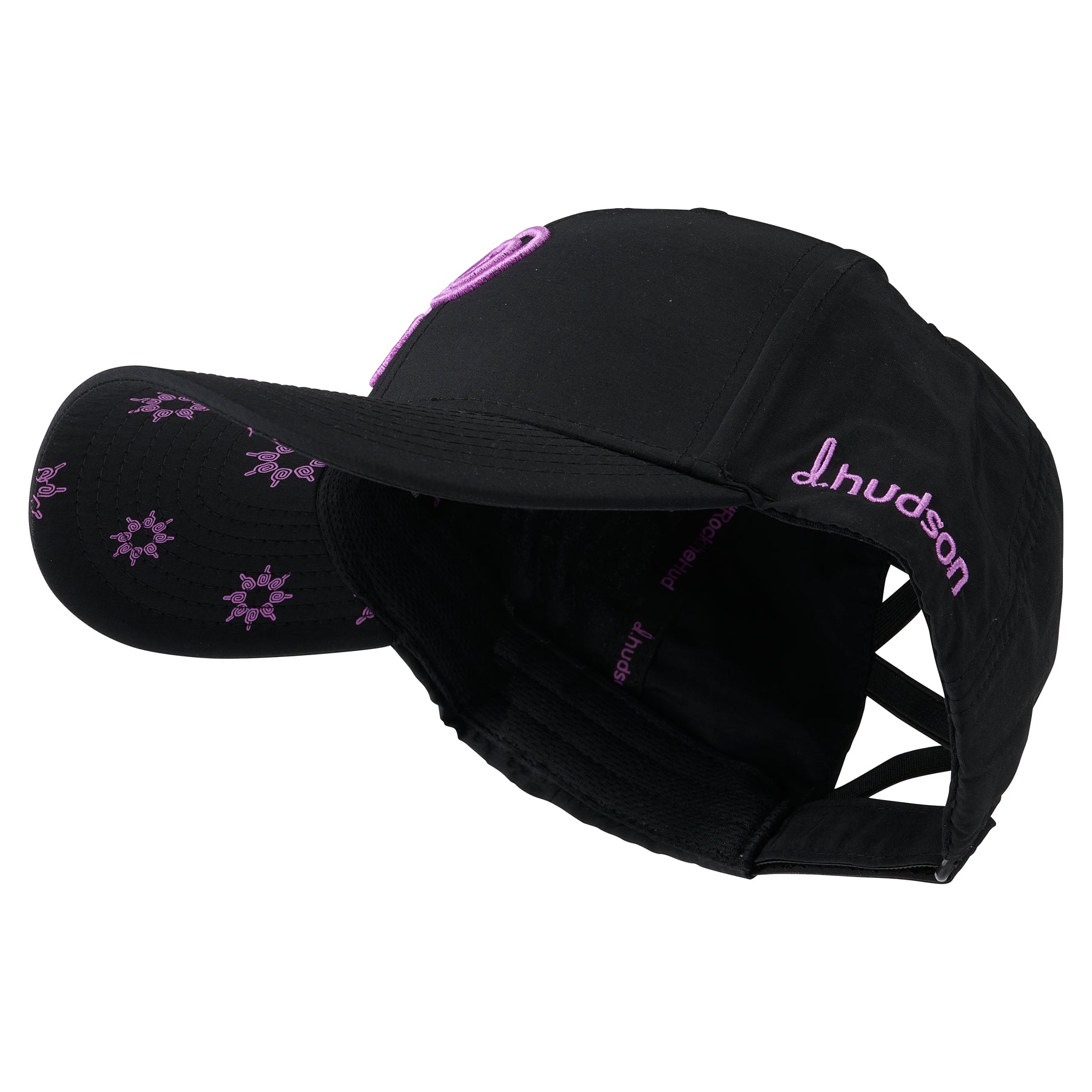 Swirlin' Paddle Ladies Fit (Black/Neon Purple)