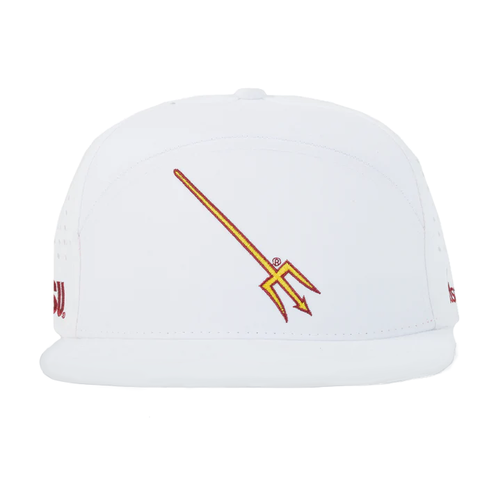 ASU - Pitchfork 5 Panel Crossbar (White/Maroon/Gold)