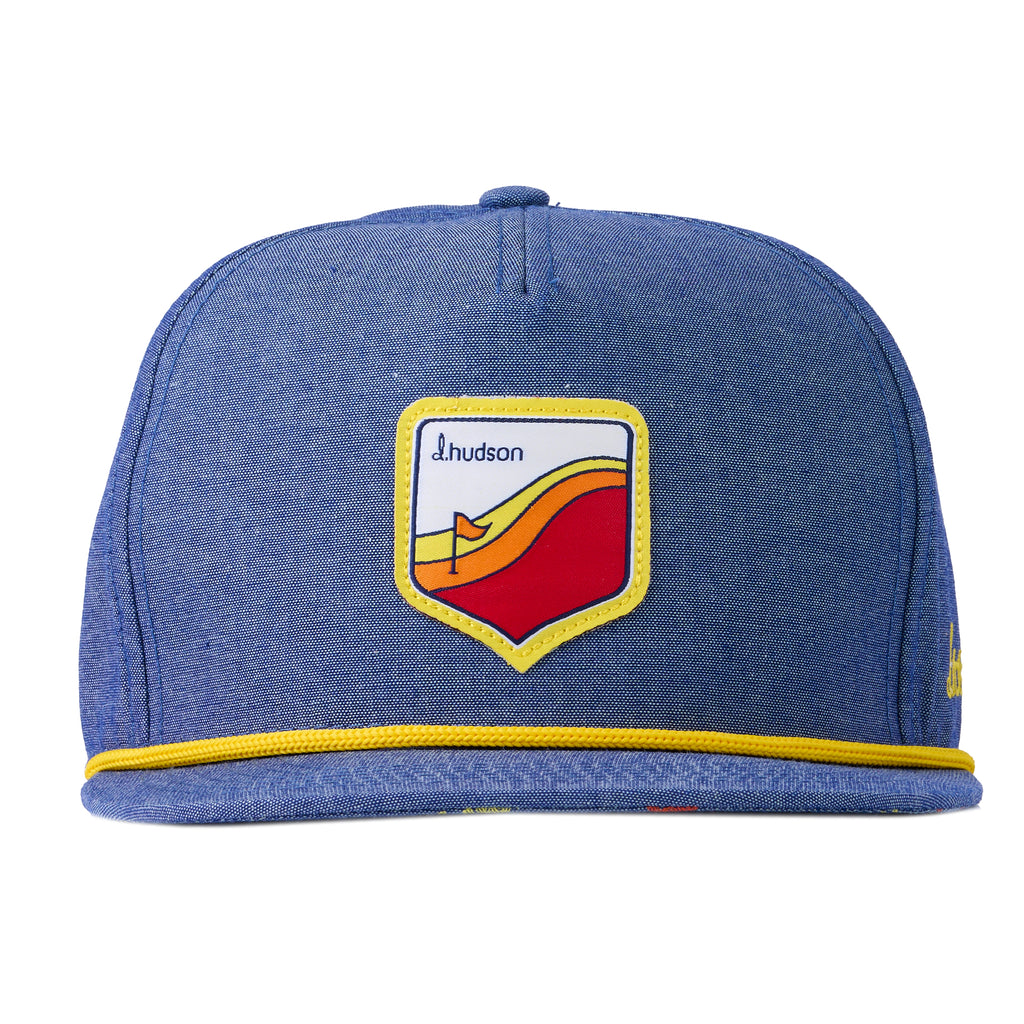 Retro Rope Golf Hat (Navy/Yellow/Red) – d.hudson Golfwear, LLC