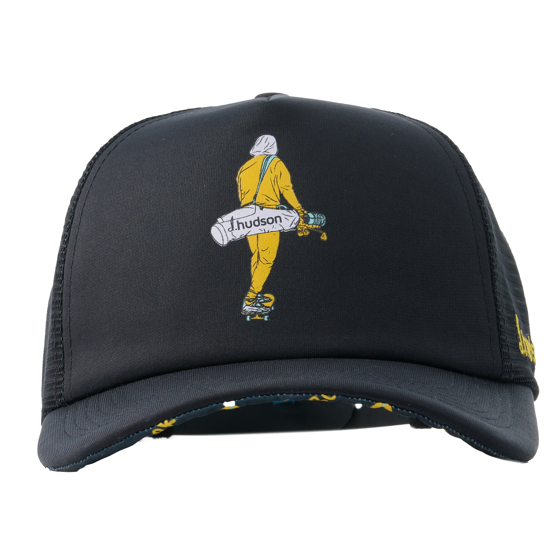 Semi Pro Foam Trucker Mesh (Black/Mustard)