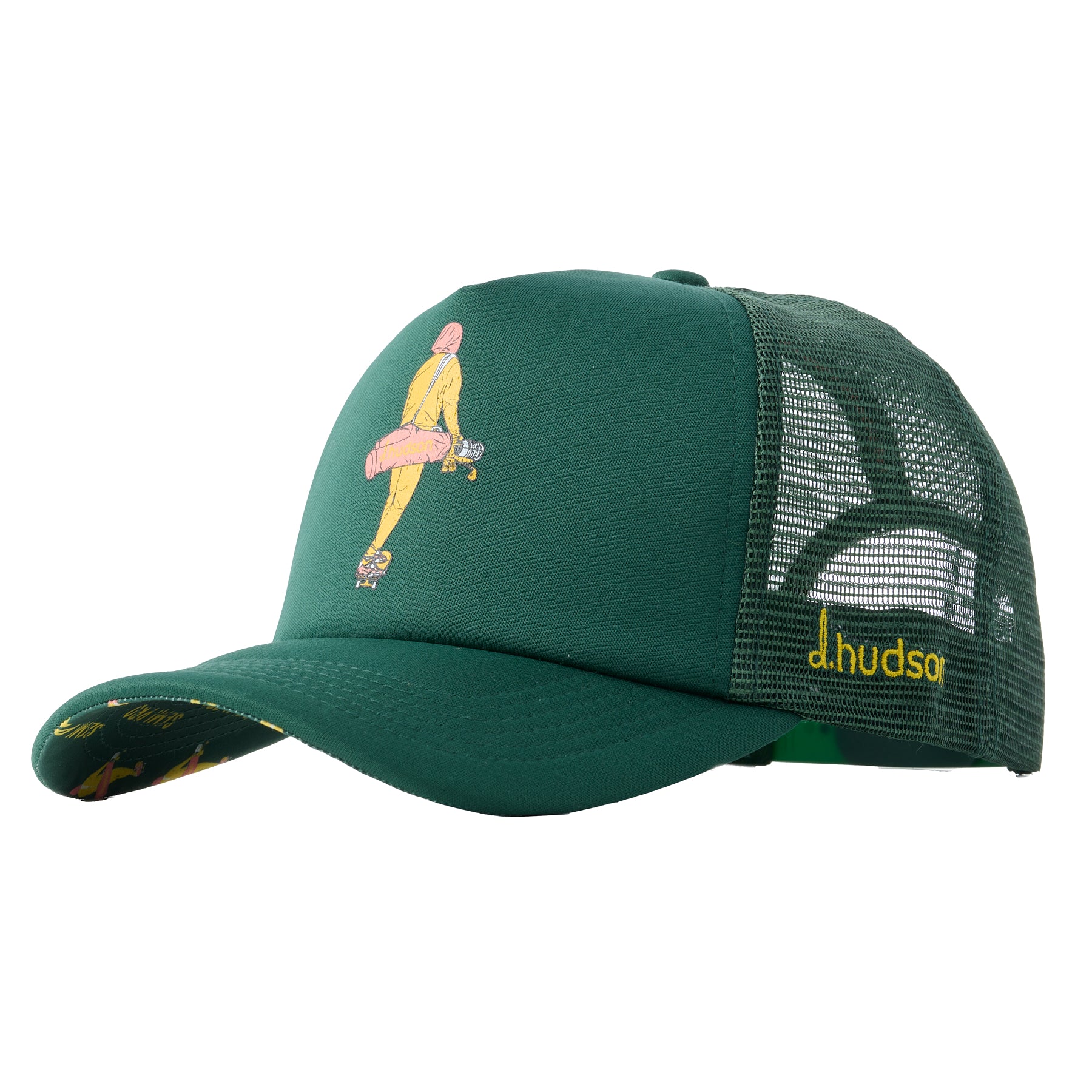 Green/Mustard) – (Forest Semi Golfwear, Trucker Pro LLC Hat d.hudson