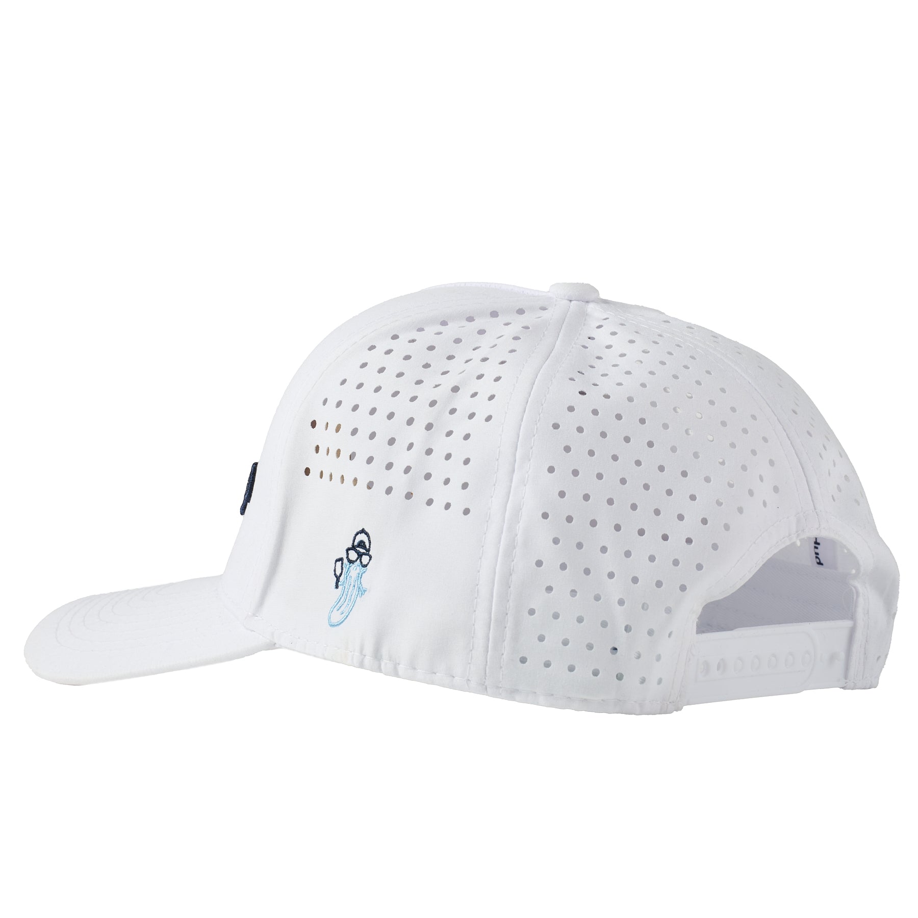 MISTER P Performance Hat (White/Navy)