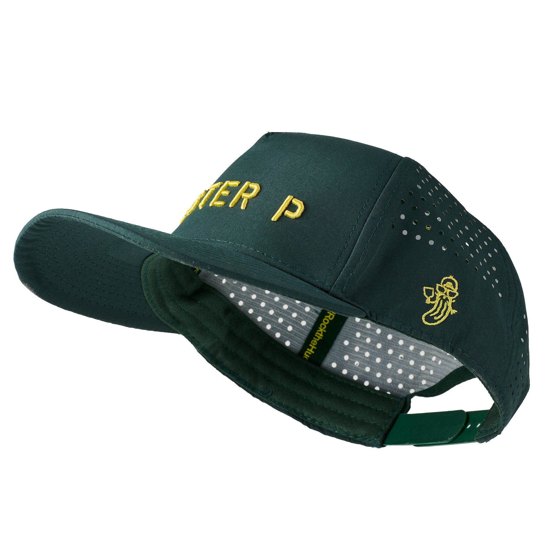 MISTER P Performance Hat (Forest Green/Lemon)