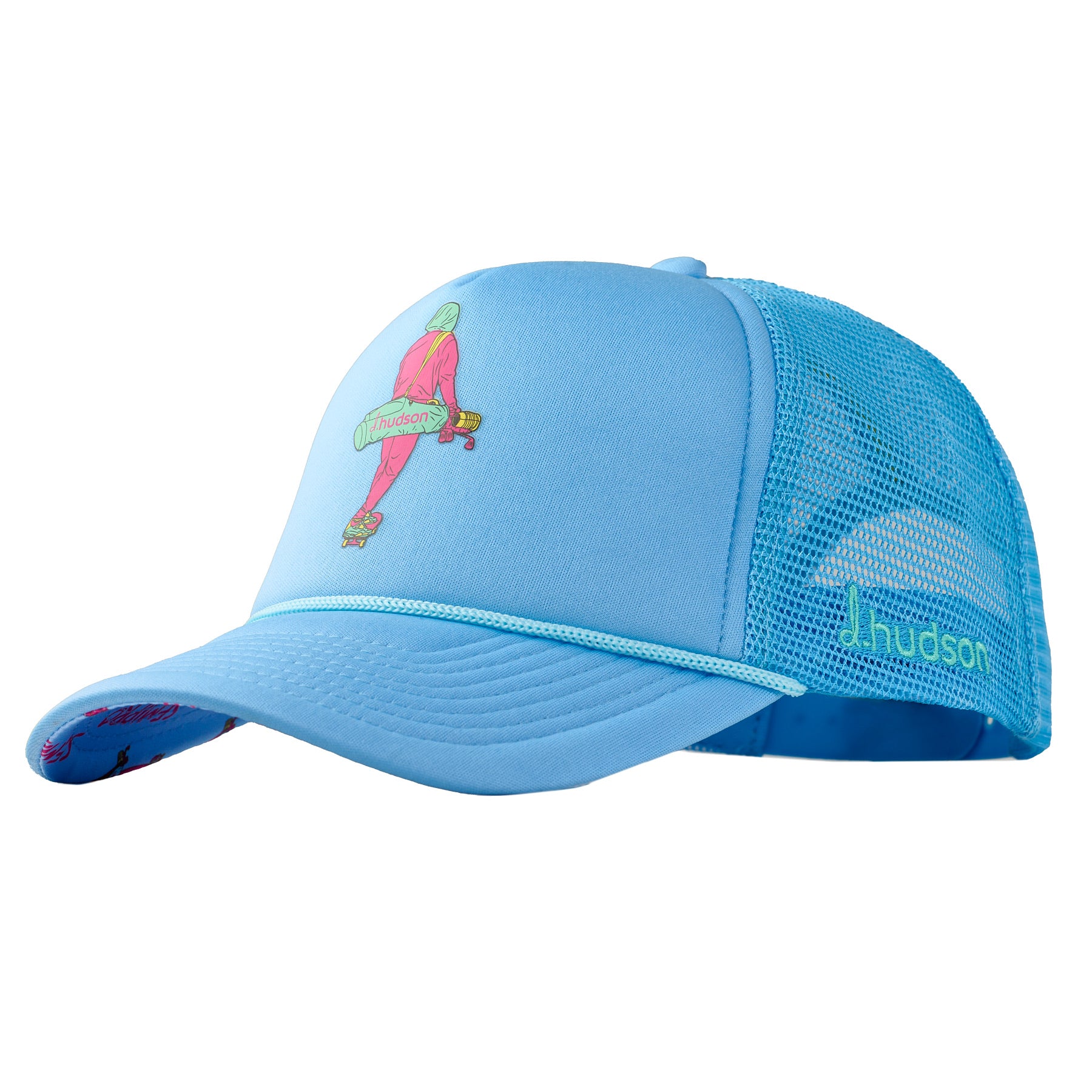 Semi Pro Foam Trucker Mesh (Carolina/Yellow/Pink)