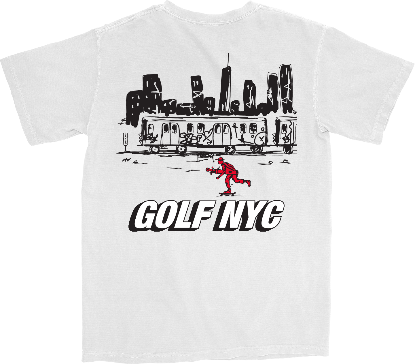 GOLF NYC (White/Black/Red)